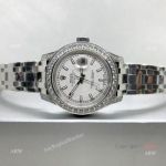 Swiss 2836 Rolex Pearlmaster Stainless Steel 34mm Replica Watch